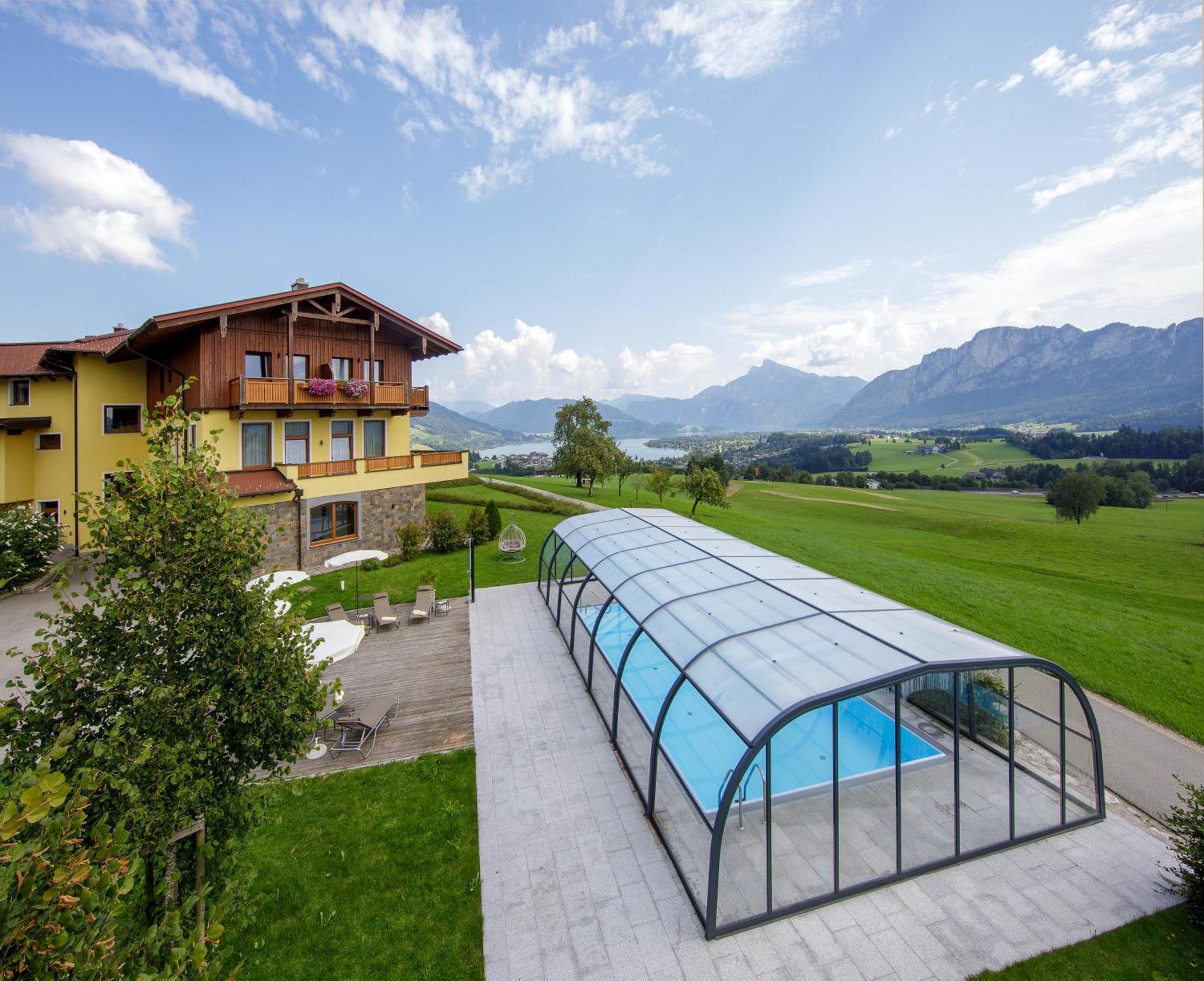 Panorama Hotel Gasthof Leidingerhof Мондзее Экстерьер фото