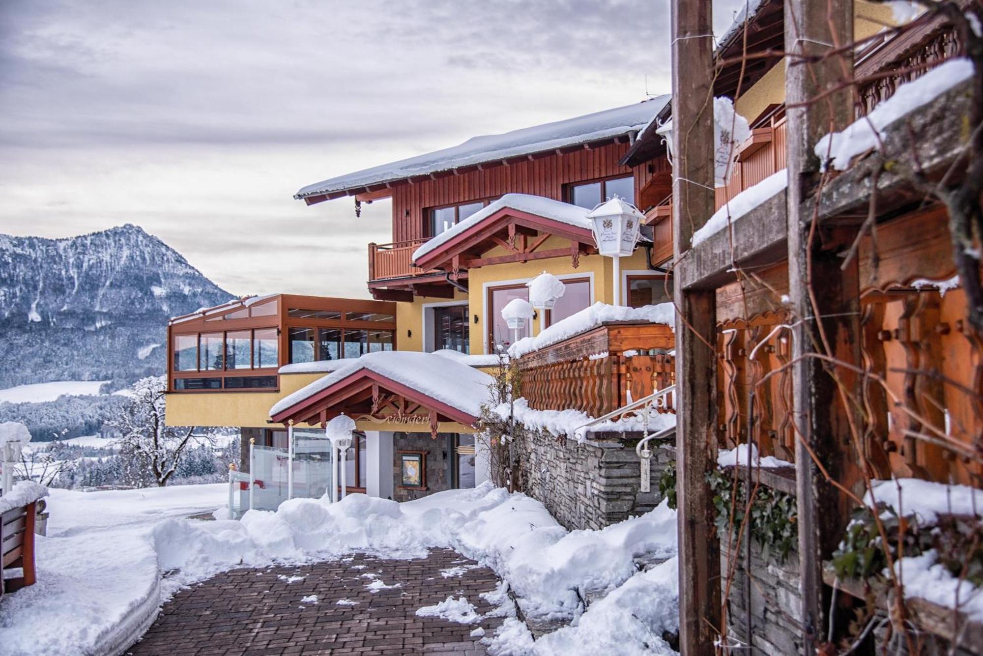 Panorama Hotel Gasthof Leidingerhof Мондзее Экстерьер фото